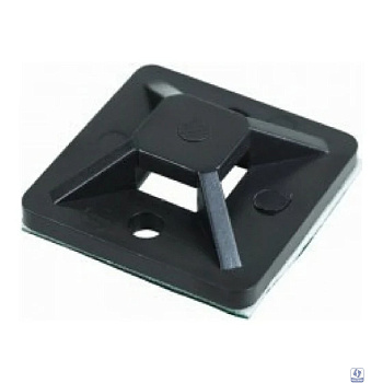 Rexant (07-2026) Площадка самоклеящаяся 25х25 мм, черная (100 шт/уп)