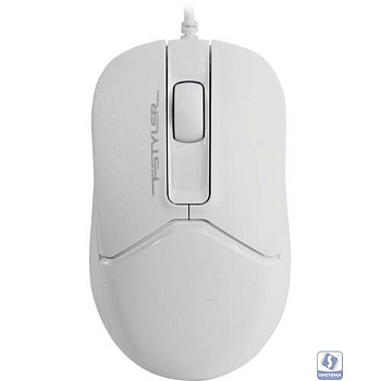 Мышь A4Tech Fstyler FM12 белый оптическая (1200dpi) USB (3but)