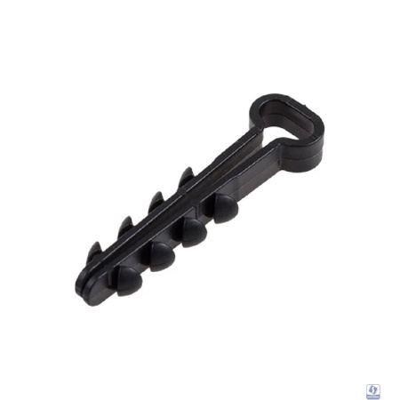 Rexant (07-4609) Дюбель-хомут 5-8мм, прямоугольный, черный (100 шт/уп)