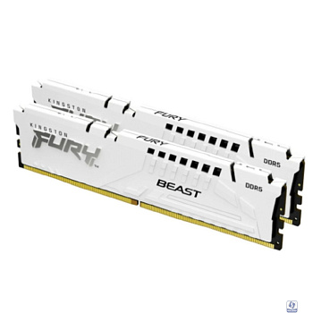 Kingston 64GB 5600MT/s DDR5 CL36 DIMM (Kit of 2) FURY Beast White EXPO KF556C36BWEK2-64