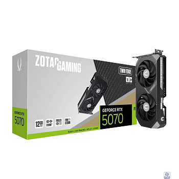 Видеокарта ZOTAC GAMING GeForce RTX 5070 Twin Edge OC 12GB GDDR7 192bit 3xDP/HDMI 2*FAN P(ZT-B50700H-10P) RTL