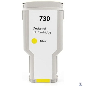 Струйный картридж NV Print 730 (NV-P2V70A) Yellow для HP DesignJet T1700, T1600, T2600 (300 мл)