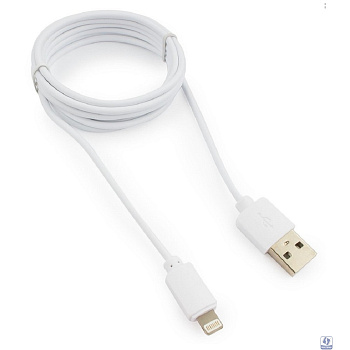 Гарнизон Кабель USB AM/Lightning, для iPhone5/6/7, IPod, IPad, 1.8м, белый, пакет (GCC-USB2-AP2-6-W)