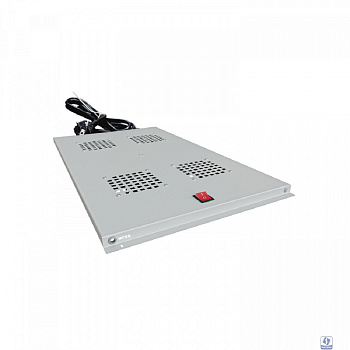 NTSS Модуль вентиляторный NTSS потолочный для шкафов серии R глубиной 1000мм на 4 элемента потолочный без термостата, серый RAL 7035 NTSS-FAN4/1000