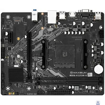 MAXSUN MS-Challenger A520M-K (Socket AM4, mATX, 2*DDR4, VGA/HDMI,  3*SATA3, 1*M.2, 1*PCIEx16/1*PCIEx1, 4*USB2.0, 2*USB 3.2 Gen1, LAN 1*1G, RTL)