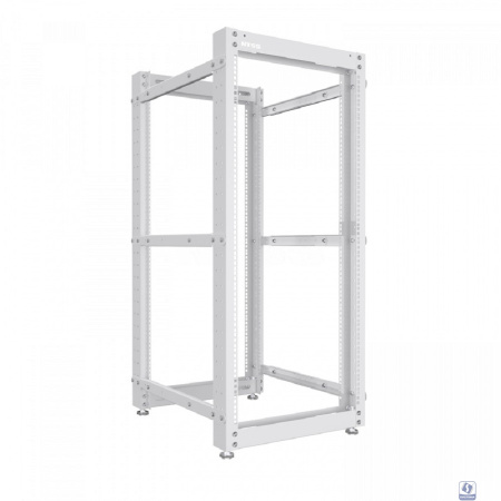 NTSS Стойка серверная NTSS OR двухрамная 24U 600-1000мм, комплект ножек, серый RAL 7035 NTSS-2POR24U/600-1000