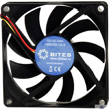 5bites Вентилятор FB8015S-12L2 80X15 / SLEEVE / 2000RPM / 2P