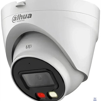 DAHUA DH-IPC-HDW1439VP-A-IL-0360B Уличная турельная IP-видеокамера SmartDualLight 4Мп, 1/2.9” CMOS, объектив 3.6мм, обнаружение людей, микрофон, ИК 30м, LED 20м, IP67, металл