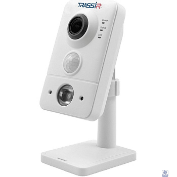 TRASSIR TR-D7151IR1 1.4 Компактная 5Мп IP-камера с аппаратным детектором движения. Матрица 1/2.8" CMOS, разрешение 5Мп