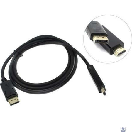 Exegate EX284915RUS Кабель DisplayPort-HDMI ExeGate EX-CC-DP-HDMI-1.8 (20M/19M, 1,8м, экран)