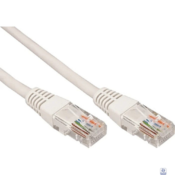 Rexant (18-1004) Шнур коммутационный, патч-корд, U/UTP RJ45-RJ45 CAT 5e, PVC, серый, 1,5м