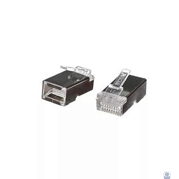 Vcom VNA2230-1/20  Коннекторы RJ45 8P8C для FTP кабеля 5 кат. экранированные, VCOM <VNA2230-1/20>(20шт)