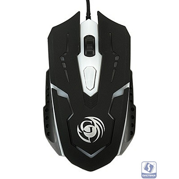 Мышь MGK-05U Dialog Gan-Kata - игровая, 4 кнопки + ролик прокрутки, USB, черная 