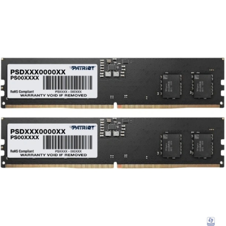 Patriot DDR5 DIMM 32GB 2x16Gb 4800MHz PSD532G4800K Signature RTL PC5-38400 CL40 ECC 288-pin 1.1В