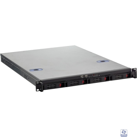 Exegate EX288493RUS Серверный корпус ExeGate Pro 1U660-HS04 <RM 19", высота 1U, глубина 660, БП 1U-800ADS, 4xHotSwap, USB>