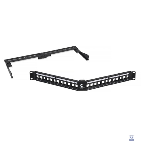 Cabeus PLB-24-CON  Модульная патч-панель 19"  1U 24 порта