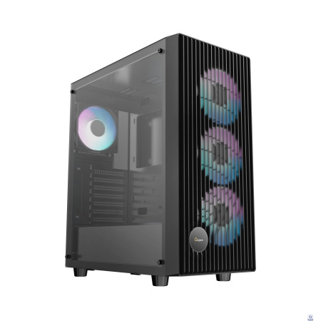 Case Ocypus Gamma C70 BK ARGB  ATX / win / black / 4 ARGB fans / no PSU / Tempered Glass