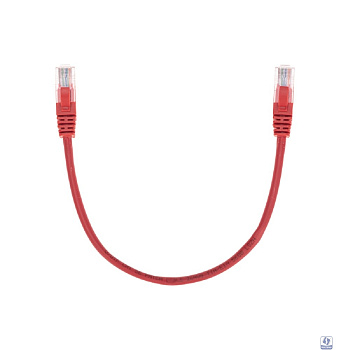 Rexant (02-0293-03) Патч-корд U/UTP, CAT 6, RJ45-RJ45, 26AWG, LSZH, красный, 0,3м