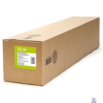 Холст Cactus CS-MC230-61030 24"(A1) 610мм-30м/230г/м2/белый матовое синтетика для струйной печати втулка:50.8мм (2")