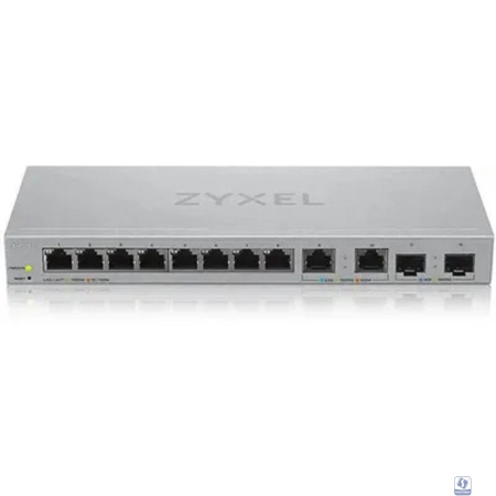 Zyxel XGS1210-12-ZZ0102F Multi-Gigabit Smart L2 Switch, 8xGE, 2x1/2.5GE, 2xSFP+, Desktop, Silent