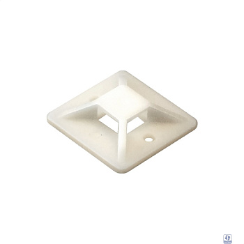 Exegate EX293145RUS Самоклеющаяся площадка для крепления стяжек ExeGate STM3030W-100 (30х30 мм, halogen free, -40°C - +85°C, белая, 100 шт)