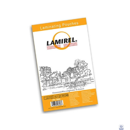 Пленка для ламинирования Fellowes 125мкм (100шт) глянцевая 54x86мм Lamirel (LA-78665)