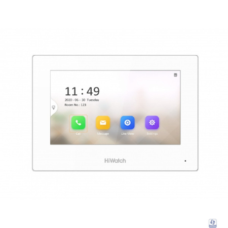 HiWatch VDP-H3211W IP Видеодомофон  с WI-FI Сенсорный 7" TFT LCD экран 1024*600; встроенные микрофон и динамик; слот для SD карты до 32Гб; Wi-Fi 2.4ГГц