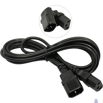 Exegate EP280627RUS Кабель монитор - компьютер (UPS->устройство) ExeGate Power EC-3P (IEC 320 С13->С14) VDE-250V-3*0.5 mm2, медь, черный, 3м.