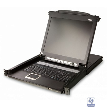 ATEN CL5708N-ATA-RG  8-Port PS/2-USB VGA Single Rail LCD KVM Switch (CL5708NR)