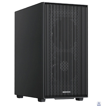 XASTRA Корпус A307M 2BK SI Black mATX/Mesh/Metal left panel / 2x120mm PWM FC black fans/ A307M-2FC12BK-SI