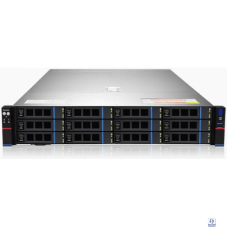 Gooxi SR201-D12R 2U, 2x Socket SP3; 32x DDR4; 12x 3.5" (2.5") SATA/SAS;2x 2.5" rear SAS/SATA; 2x 2.5" rear NVMe; 2х M.2 NVMe 2280; 2xPCIe 4.0x16;  4xPCIe 4.0x8; OCP3.0; 2x1GbE i350; IPMI; RAIL;2x1300W