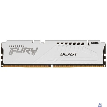Kingston DDR5 DIMM 16Gb PC41600, 5200Mhz, Kingston FURY Beast White XMP CL40 (KF552C40BW-16)