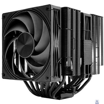 Thermalright Кулер Frost Tower 140 Black LGA115X/1200/1700/1851/2011/2066/AM4/AM5 (Dual Tower, 120mm + 140mm PWM Fan, медное основание, 7 тепл. трубок 6мм) / TRFT140B