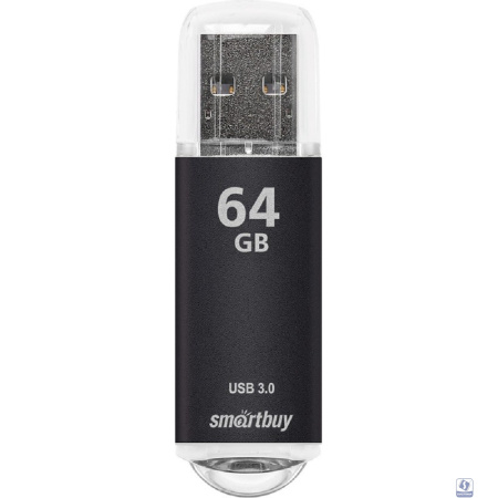 Smartbuy USB Drive 64Gb V-Cut Black SB64GBVC-K3