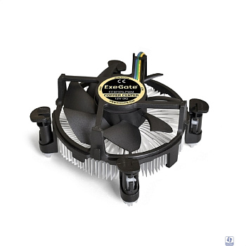 Exegate EX283277RUS Кулер ExeGate EE97378-PWM, Al + Copper, S1150/1151/1155/1156, TDP 95W, Hydro bearing, 4pin, 23.5db, BOX
