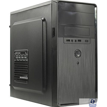 Exegate EX286424RUS Корпус Minitower ExeGate BA-309-350W-8 (mATX, БП AA350 с вент. 8см, 2*USB, HD аудио, черный)