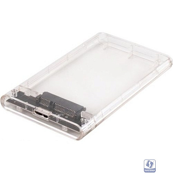 AgeStar 3UB2P4 (TRANSPARENCY)USB 3.0 Внешний корпус 2.5&quot; SATAIII HDD/SSD  пластик, прозрачный   (672691)(17312)