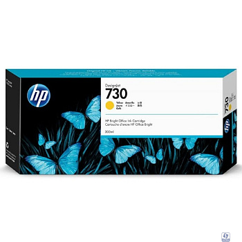 HP 730 P2V70A Картридж HP желтый   