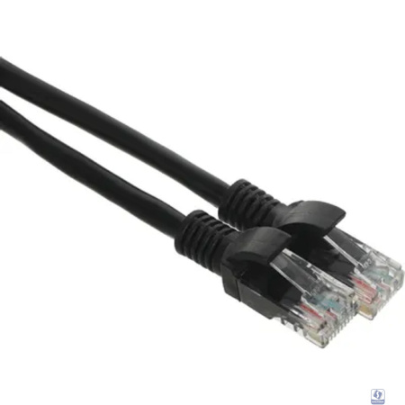 Cablexpert PP10-3M/BK, Патч-корд медный UTP  кат.5e, 3м, литой, многожильный (черный)