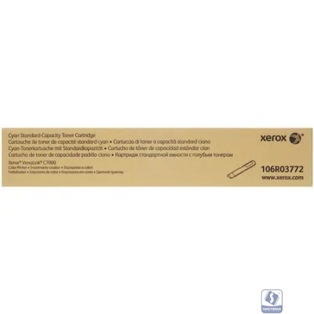 XEROX 106R03772 Тонер-картридж голубой (3,3K) XEROX VersaLink C7000 