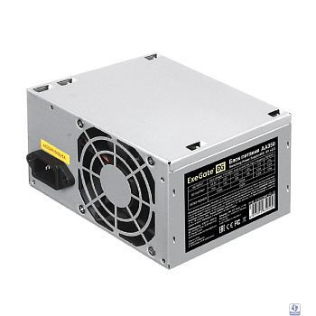 Exegate EX253681RUS / 255722 Блок питания 350W Exegate AA350, ATX, 8cm fan, 24+4pin, 2*SATA, 1*IDE