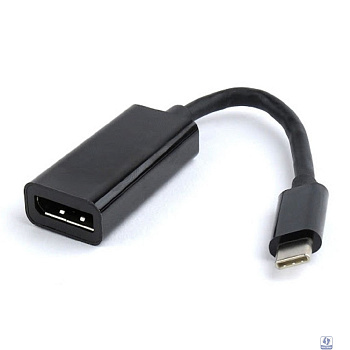 Bion Переходник USB Type-C - HDMI (M/F), 4K@30Hz, пластиковый корпус, 0.10 м [BXP-A-USBCM-HDMIM-P]