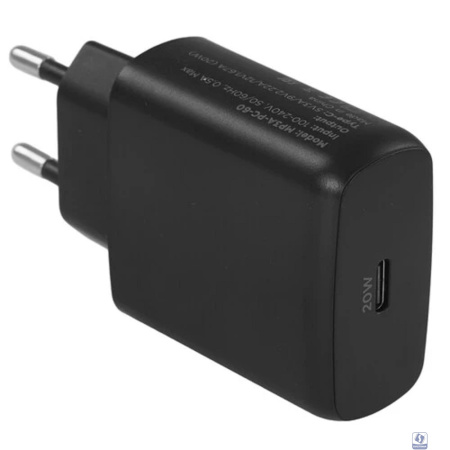 Cablexpert зарядное устройство 20Вт GaN, 3А, QC4.0/PD, 1xType-C, черный, пакет (MP3A-PC-60)