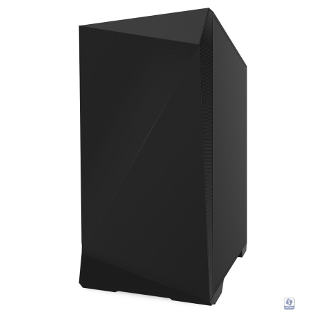 ZALMAN Z1 Iceberg Black, без БП, боковое окно (закаленное стекло), черный,  mATX