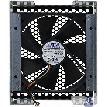 Procase 5TF-120-V1-FAN Переходник 3*5.25" для крепления вентилятора 120*120*25мм с вентилятором PWM