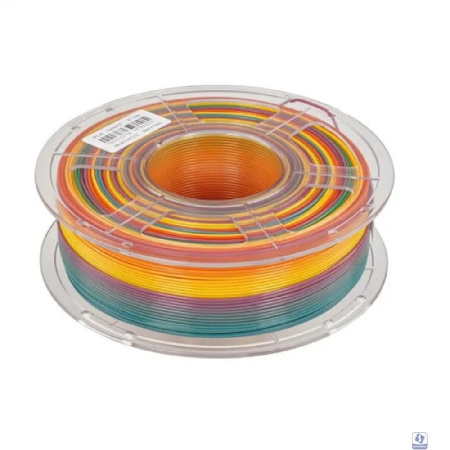 Филамент NVPRINT PLA Rainbow 01 для 3D печати диаметр 1.75мм  длина 330 метров  масса 1 кг