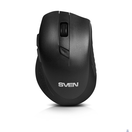 Беспроводная мышь Sven RX-425W чёрная (5+1кл. 800-1600DPI, блист)