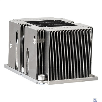 Exegate EX293449RUS Радиатор для процессора ExeGate ESNK-P0068PS.2U.3647.Cu (Al+Cu, 2U, 4 тепл. трубки, LGA3647, TDP 205W, 390г, на винтах, с термопастой, Retail box)