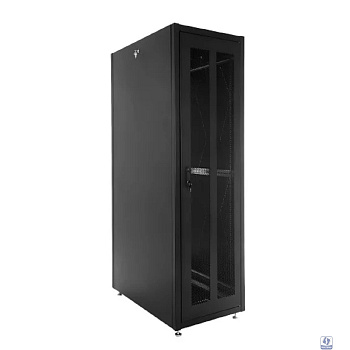ЦМО Шкаф телекоммуникационный напольный ЭКОНОМ 42U (800x1000) дверь перфорированная 2 шт., цвет черный (ШТК-Э-42.8.10-44АА-9005)