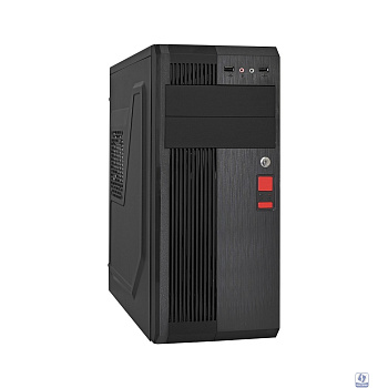 Exegate EX283222RUS Корпус Miditower ExeGate UN-605B-350W-12 (ATX, UN350 120mm, 2USB, аудио, блокировка, черный)